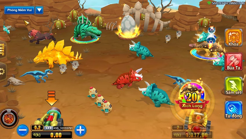 Cách tham gia game Dinosaur Tycoon tại Vn88 Cach choi game Dinosaur Tycoon Vn88