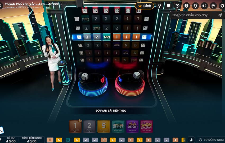 Cach choi game thanh pho xuc xac VN88